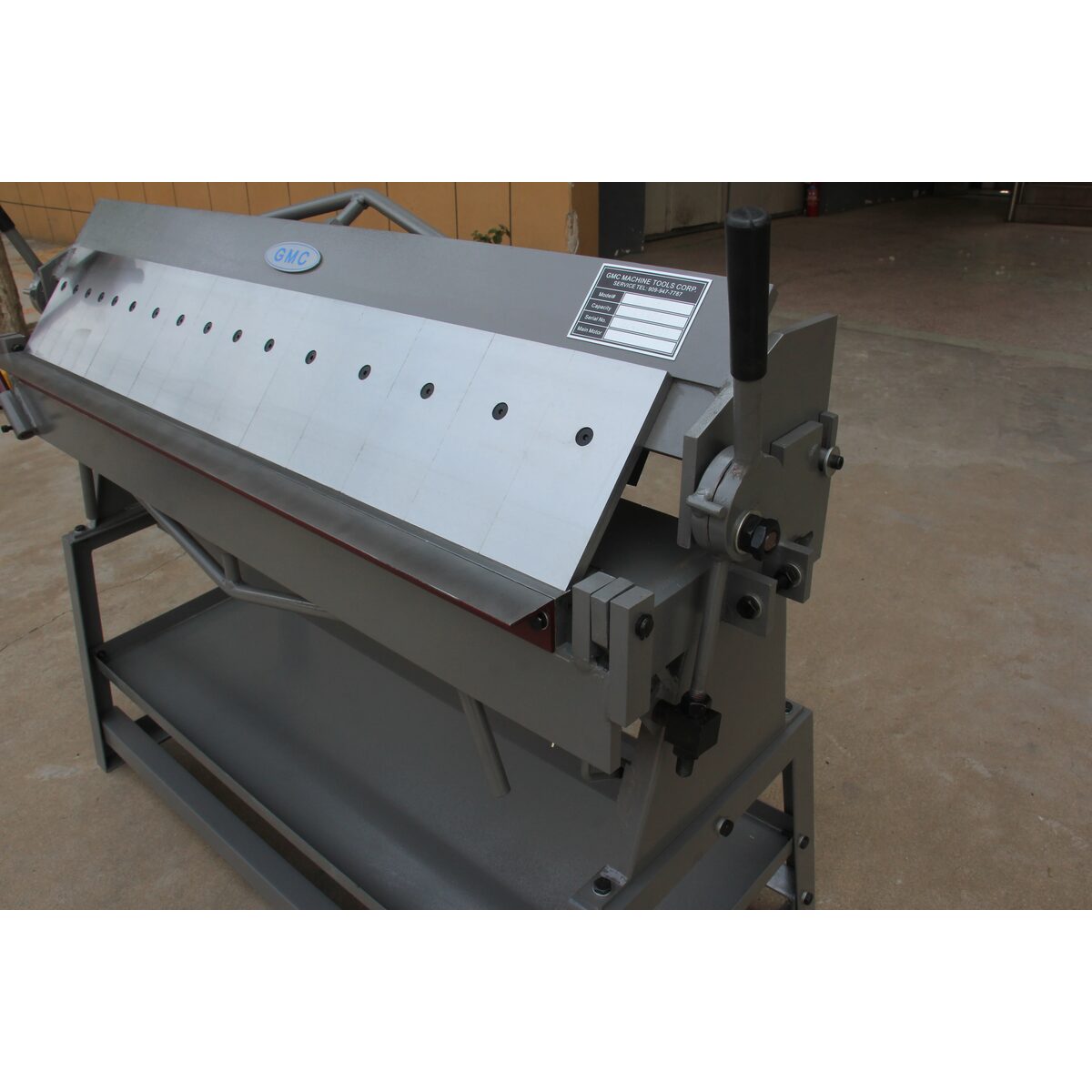 View of Pan brake Clamping Assembly