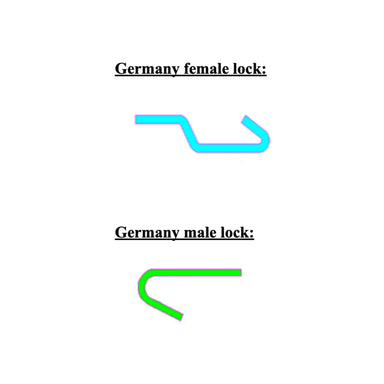 View of GMC German lock