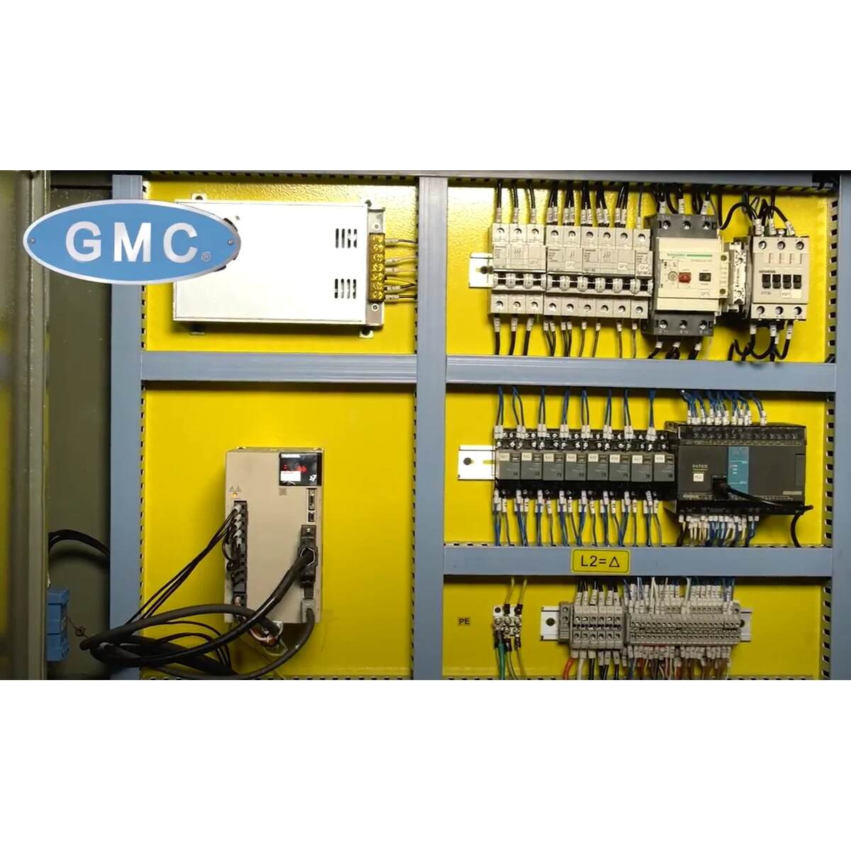 View of Brake Electrical Control Panel