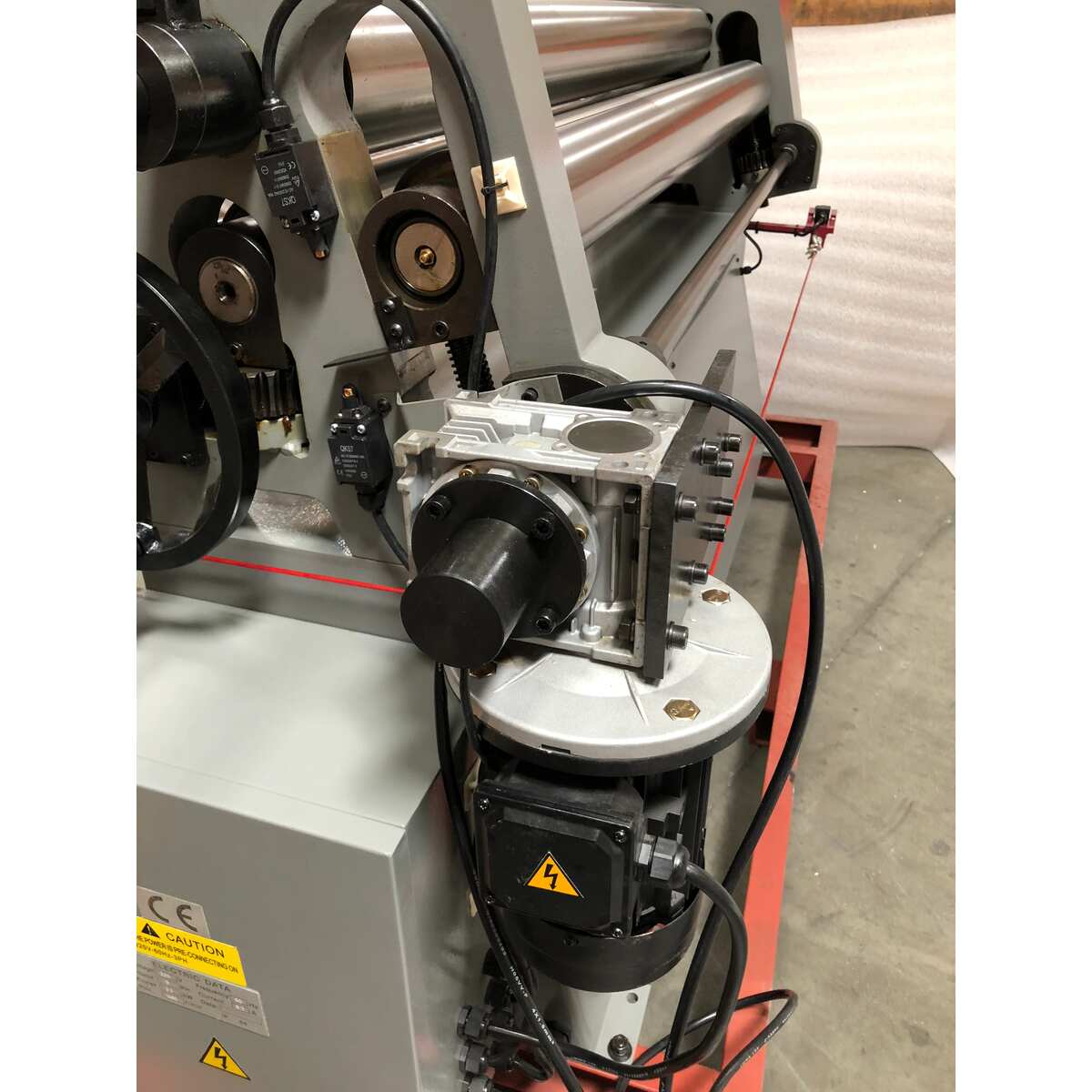 View of GMC PBR-1010E Power Bending Rolls Motor
