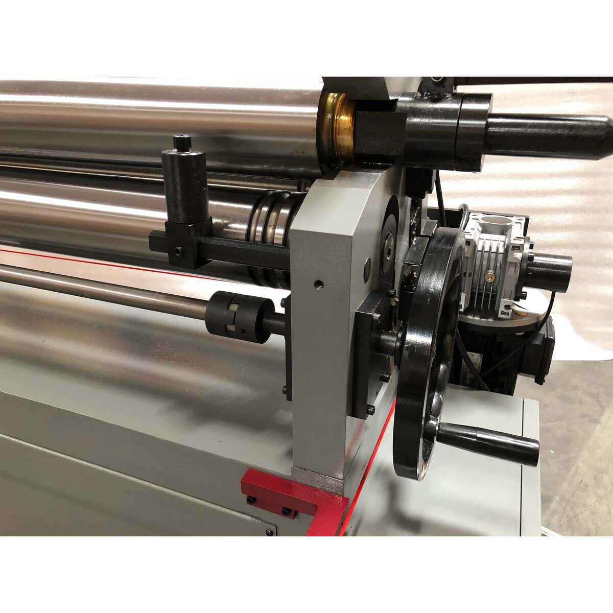 Right Side View of GMC PBR-1010E Power Bending Rolls