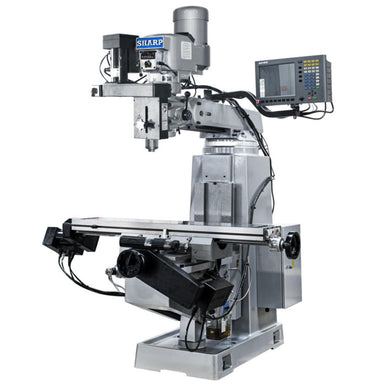 View front of Sharp Industries Knee Milling Machine TMV-DVS-MP-3