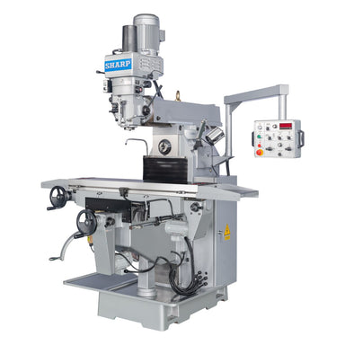 View front of Sharp Industries Knee Milling Machine VH-25-DVS