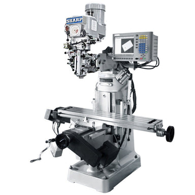 View front of Sharp Industries Knee Milling Machine LMV-MP-2