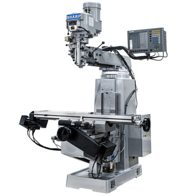 View front of Sharp Industries Knee Milling Machine TMV-DVS-MP-2