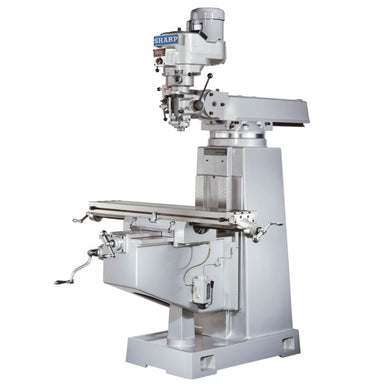 View front of Sharp Industries Knee Milling Machine TMV-DVS