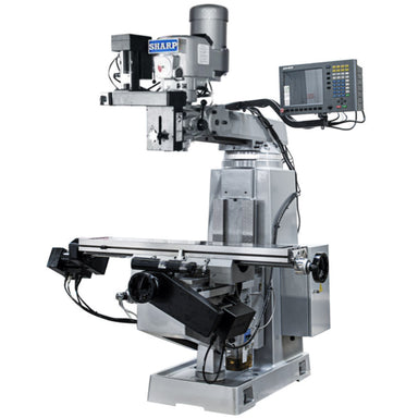 View front of Sharp Industries Knee Milling Machine TMV-MP-3