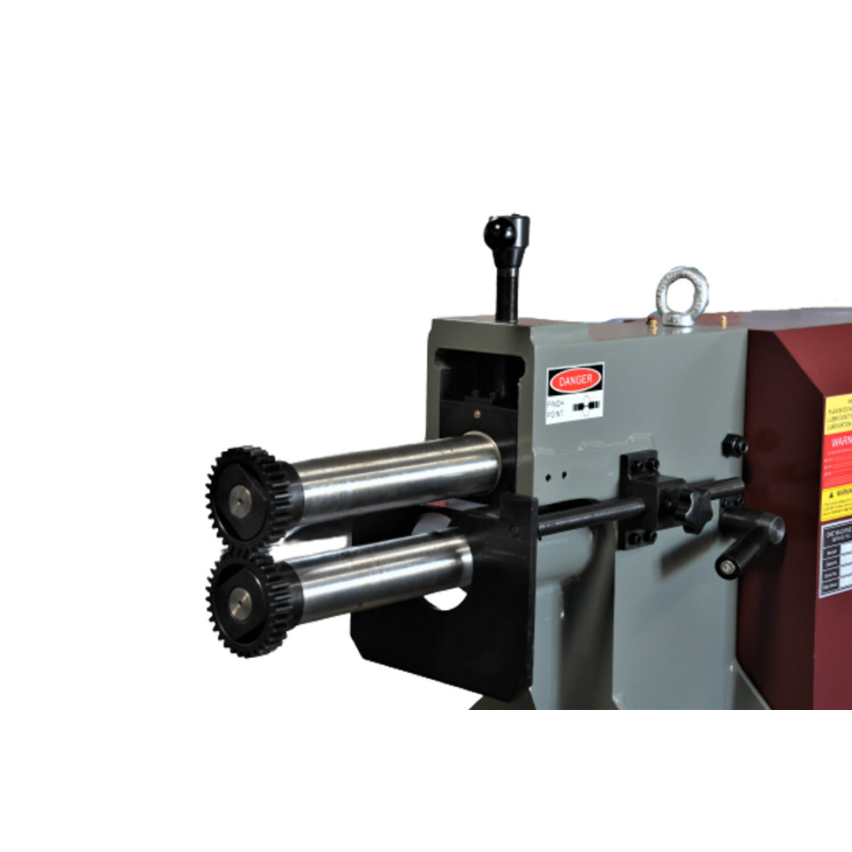 Close-up view of BBM-12E Plate Rolling