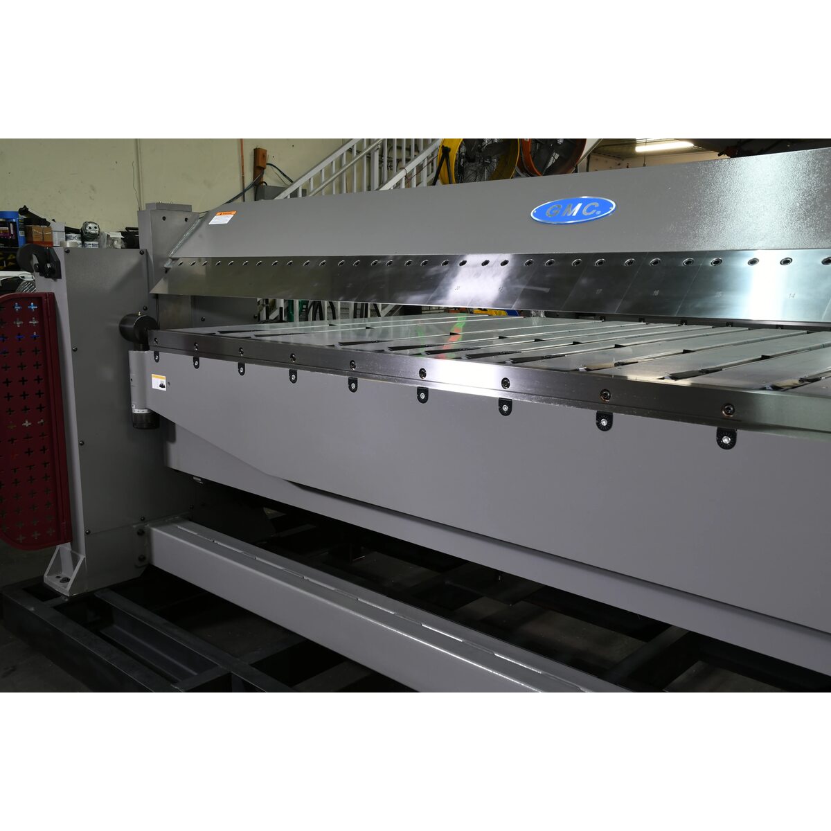 Side view of CNC Bending Area