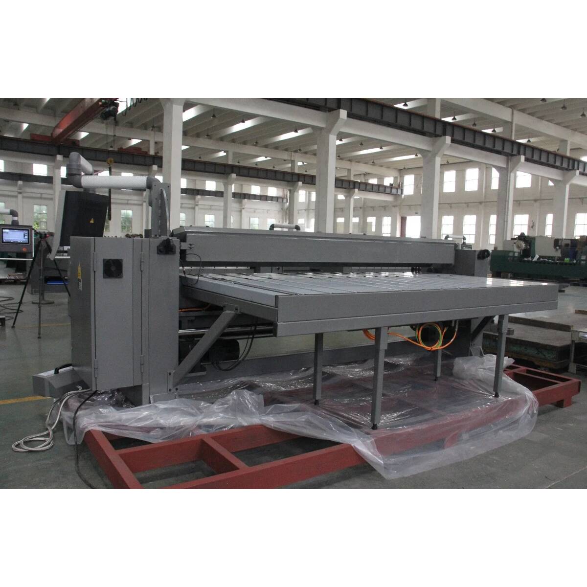 Wider view of CNC Machine Flatbed Table
