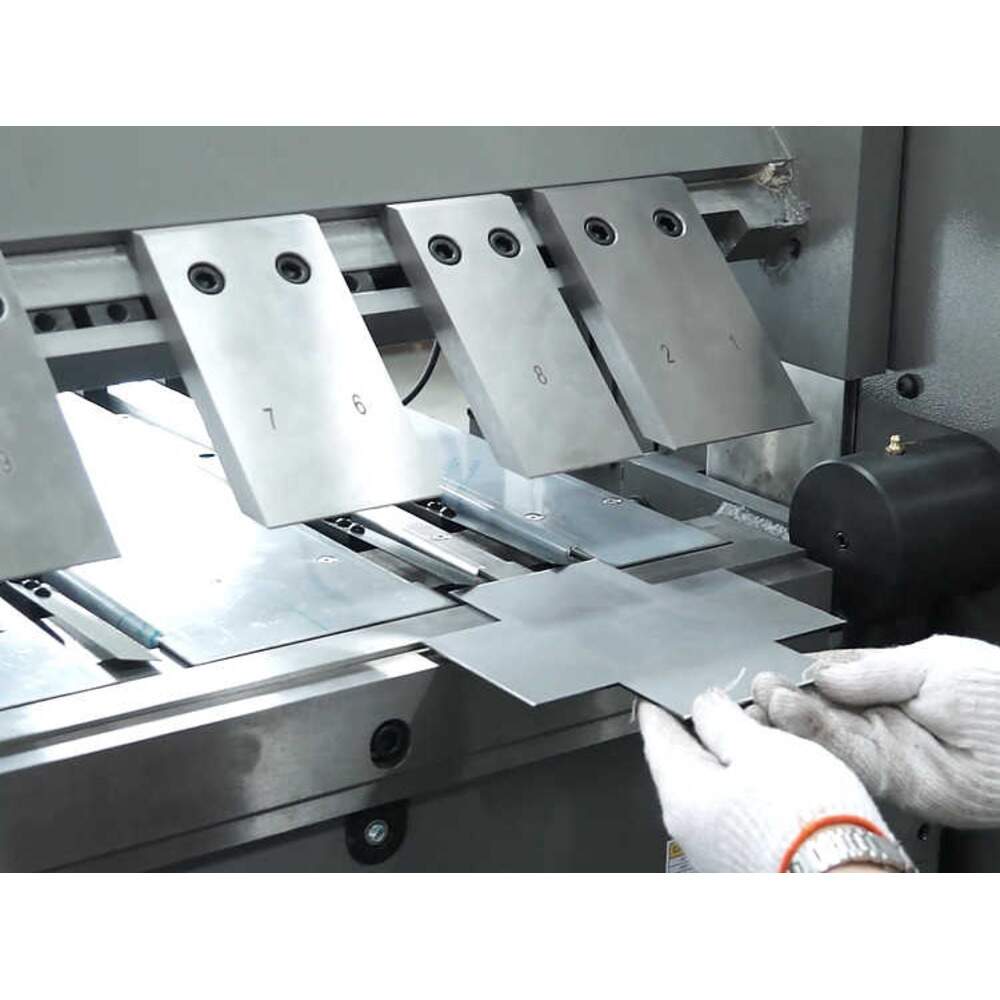 View of Metal Bending Blades