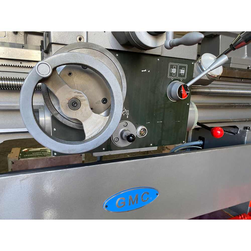 View of Lathe Carriage & Controls