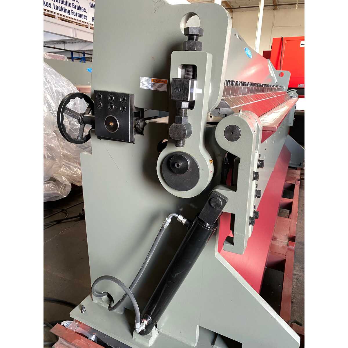 Side view of GMC HBB-0610 Hydraulic Box Brake
