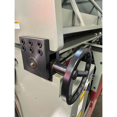 side view of metal brake handle