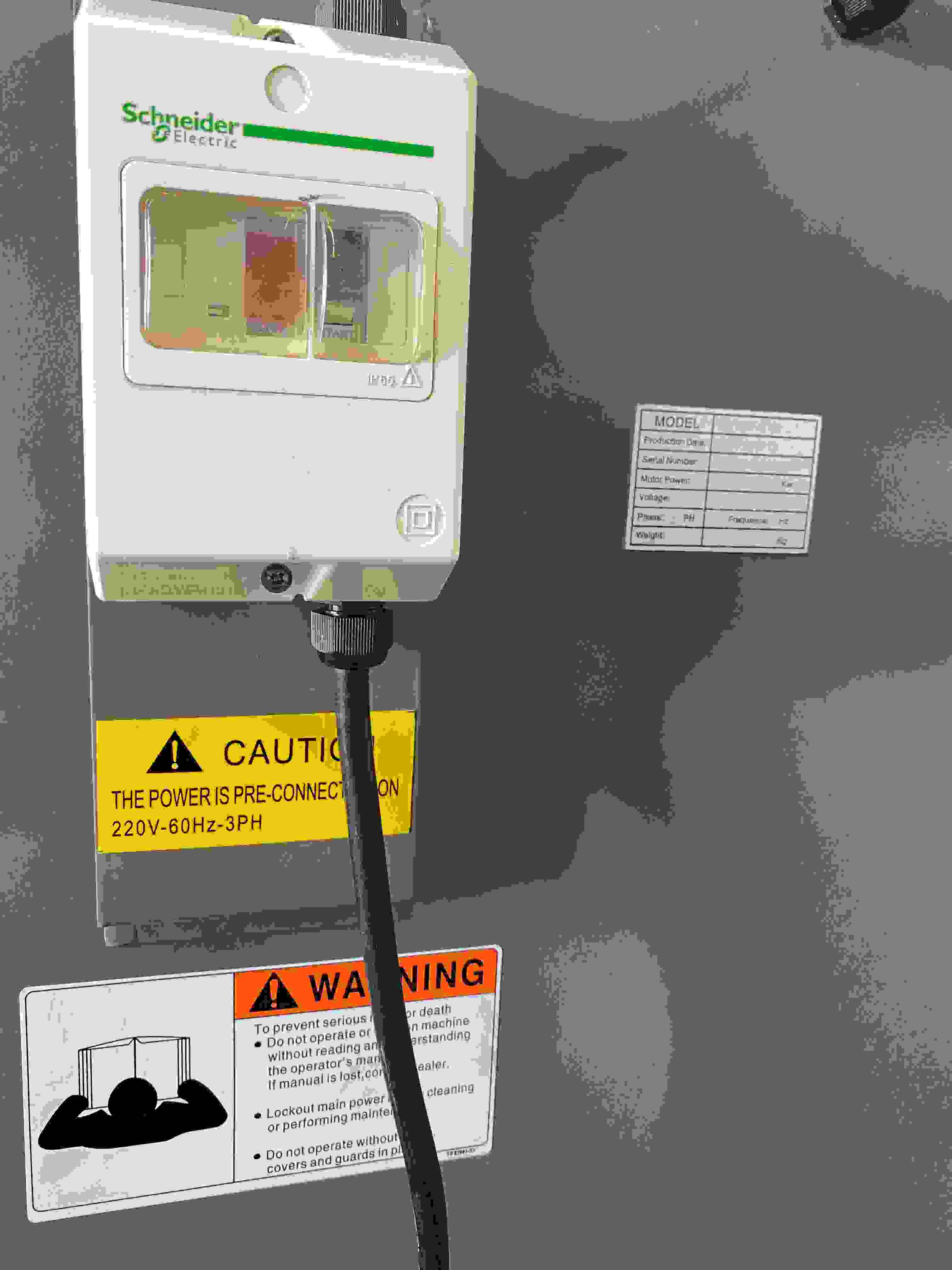 close-up view of pressure adjustment system