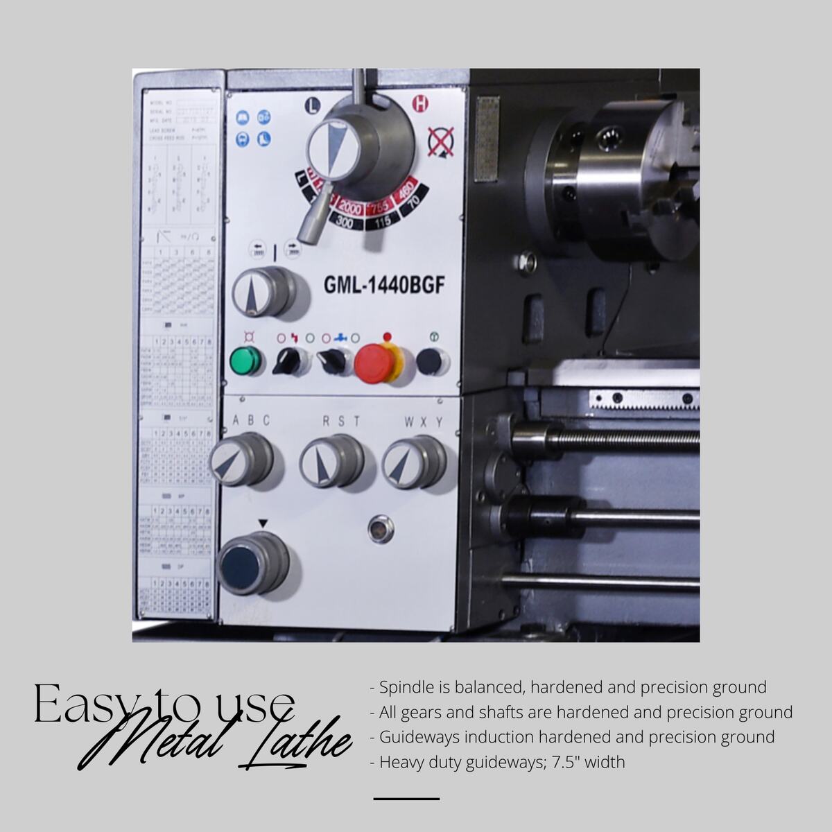 View of GML 1440BGF Lathe Controller