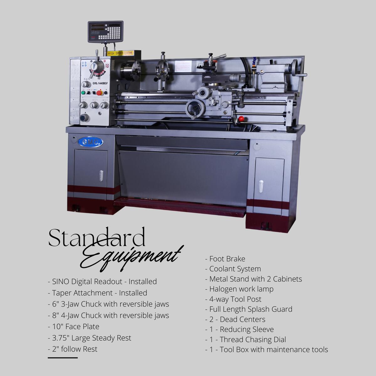 Everything Included with GMC GML 1440bgf
