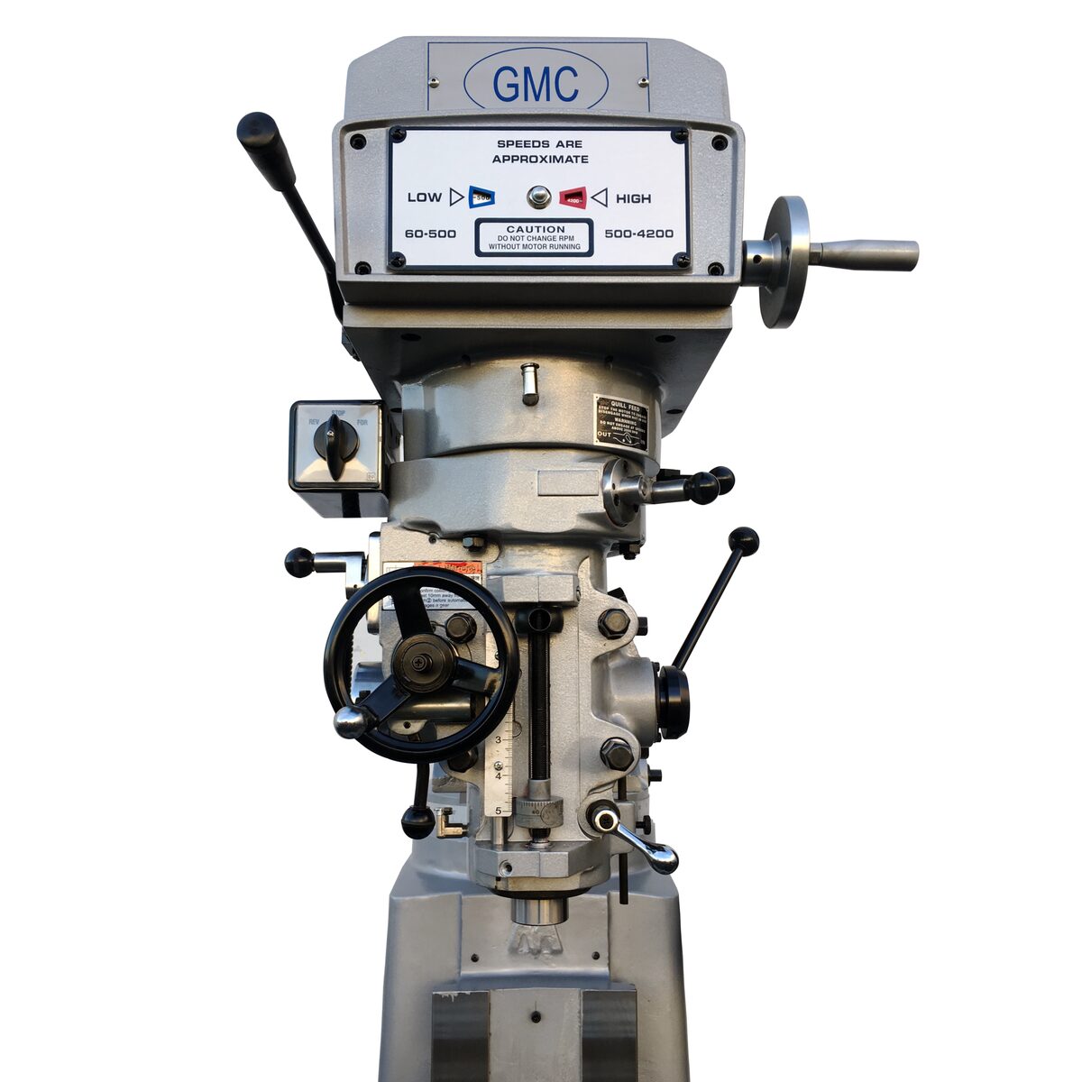 Close-up view of GMM1054VPKG Mill Headstock