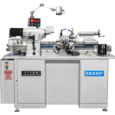 View front of Sharp Industries Lathes 1118-H