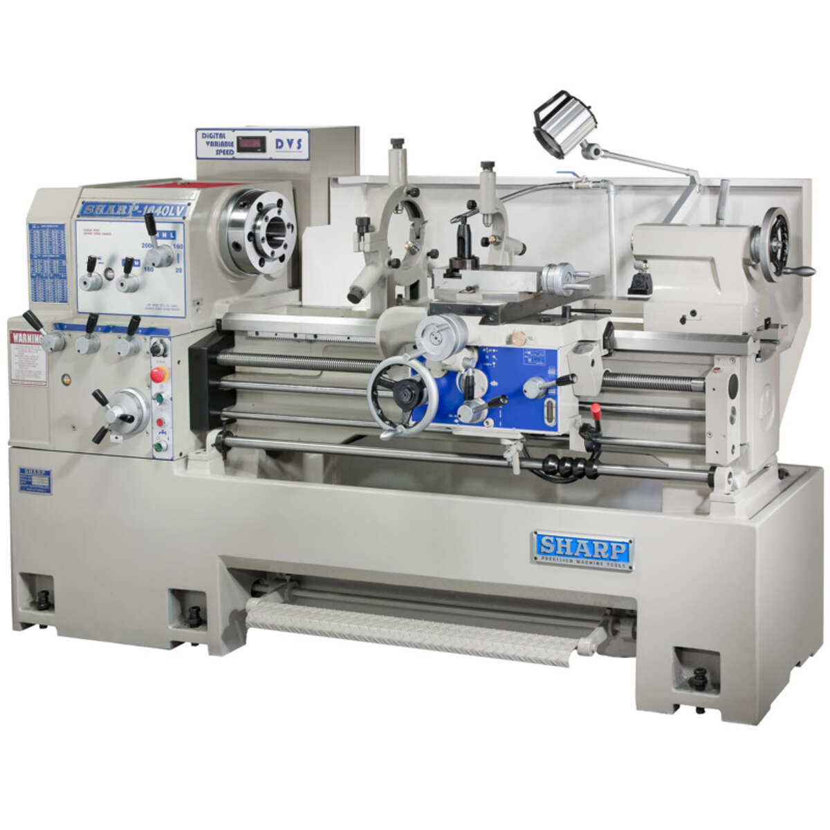 View front of Sharp Industries Lathes 1640-LV