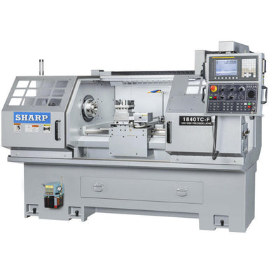 View front of Sharp Industries Lathes 1840-TC-F