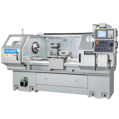 View front of Sharp Industries Lathes 2460-TC-F