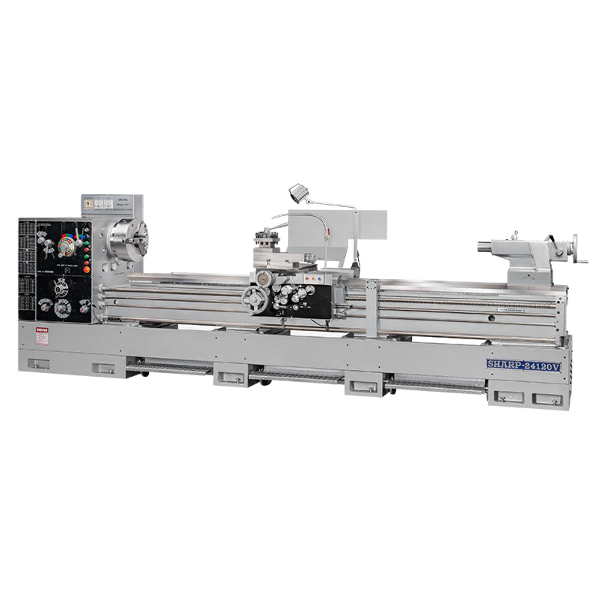 View front of Sharp Industries Heavy Duty Lathe 2480-V