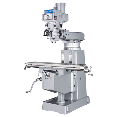 View front of Sharp Industries Knee Milling Machine TMV
